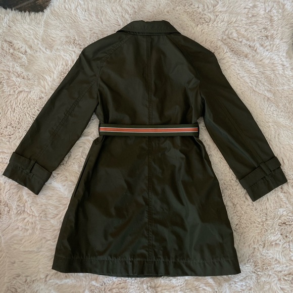 Young Versace Military Green Girls Jacket - Picture 6 of 10